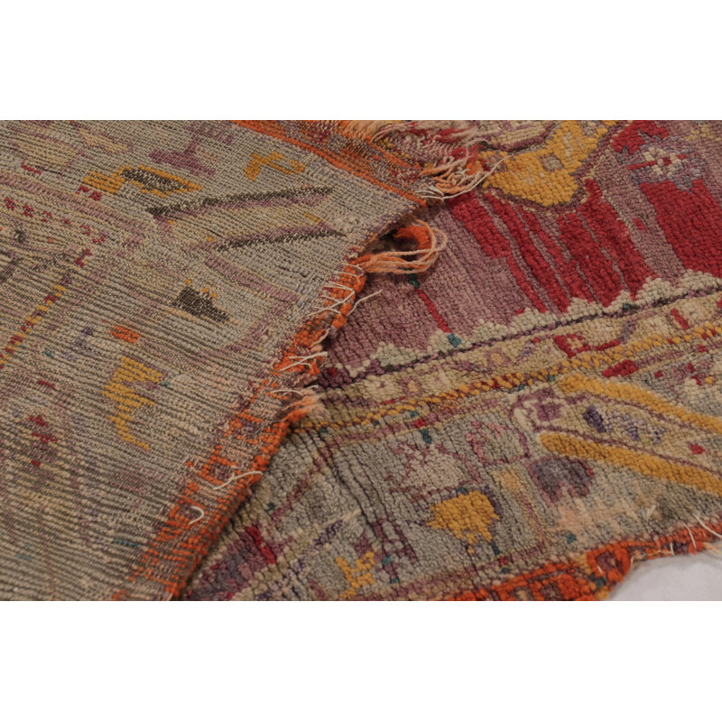 Antique One-of-a-Kind 3'3X4'9 Hand Knotted Area Rug