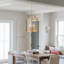 8.75 in. 3-Light Dimmable Lantern Pendant Light with Clear Glass and Adjustable Chain-951854506