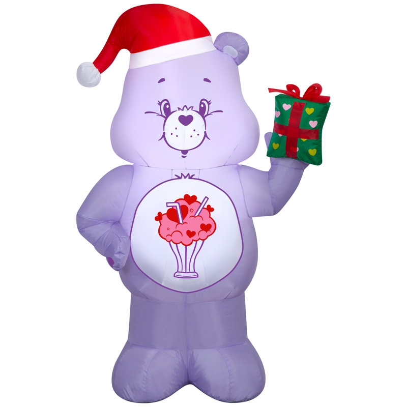 Lumière de Noël Airblown - Partage d'un chapeau de père Noël avec un cadeau - SM-CloudCo