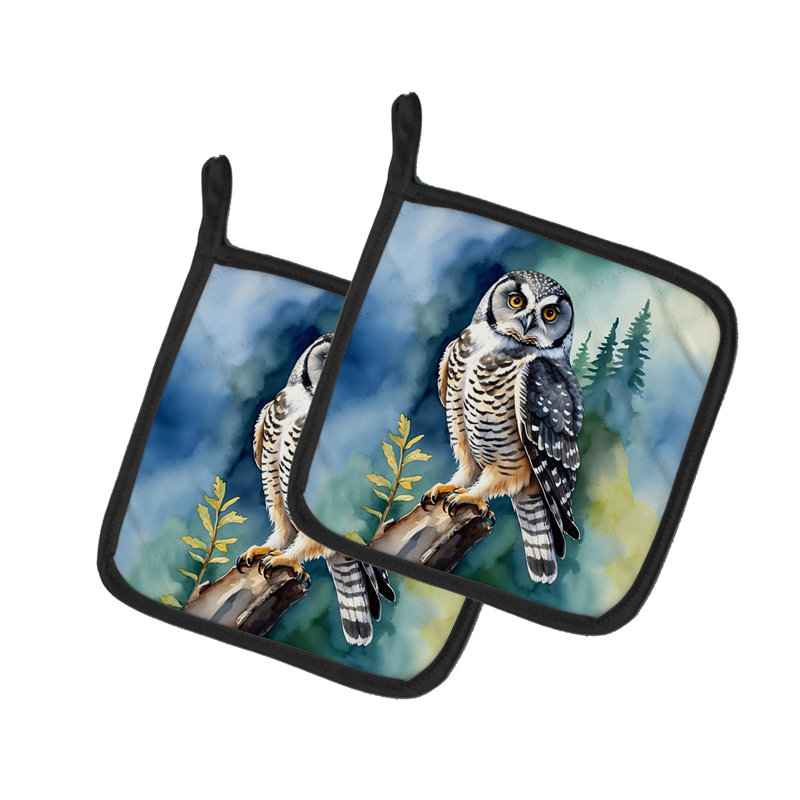 Paire de poignées Northern Hawk Owl