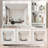 Vanity Desk With Mirror & Light, Large Drawer Three Level Storage Dresser, 3 Lighting Modes Adjustable Brightness, Bedroom Dressing Table-301232888