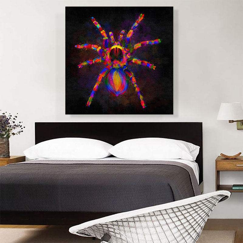 Tarantula Spider - impression sur toile tendue, H 36 po x l 36 po x 1,5 po