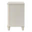 Table de chevet Laveda, finition blanc perle