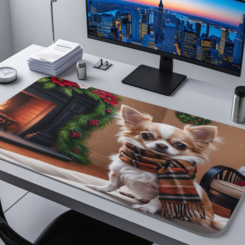 Polyester Desk Pad, 14.4x12.1