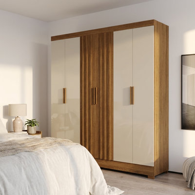 Armoire 76,8 po Valencia avec tablettes réglables et tringle