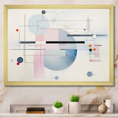 " Pink Suprematism Ethereal Abstractions "