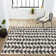 Farnham Moroccan Triangle Geometric Cream/Black Rug