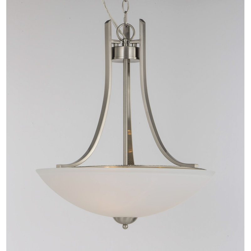 Fudo 3 - Light Unique/Statement Pendant, Satin Nickel