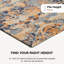 Tapis de chaise de bureau en jacquard de polyester avec support antidérapant Anji-49326002