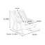 Chaise berçante ergonomique en velours côtelé-100851938