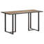Cayson Solid Wood Top Metal Base Dining Table-1269037886-1302953237