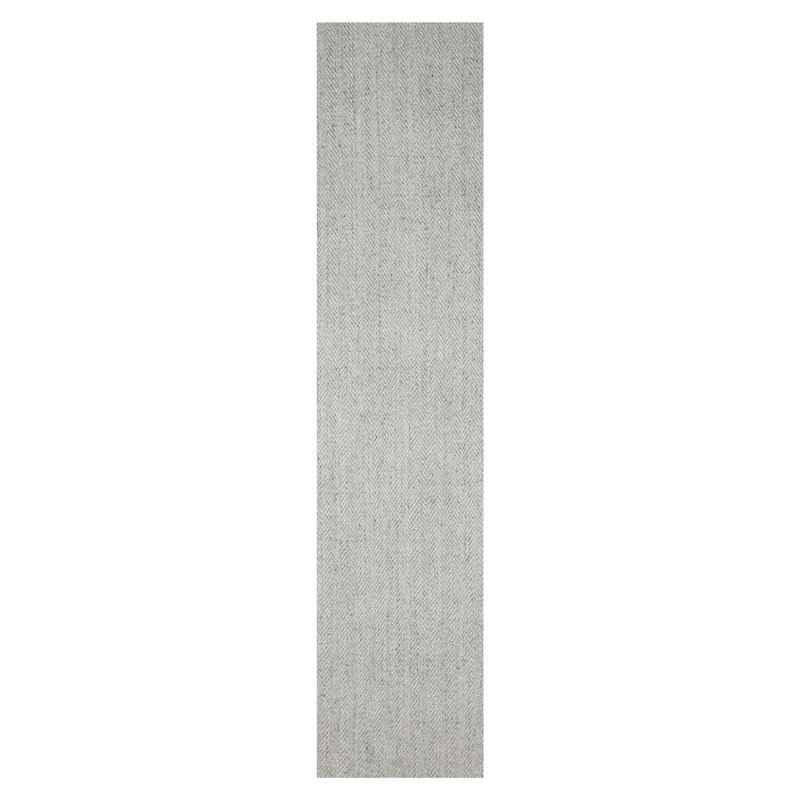 Tapis multicolore à chevrons en laine de Nouvelle-Zélande, Tapis de couloir 2 pi 6 po x 10 pi