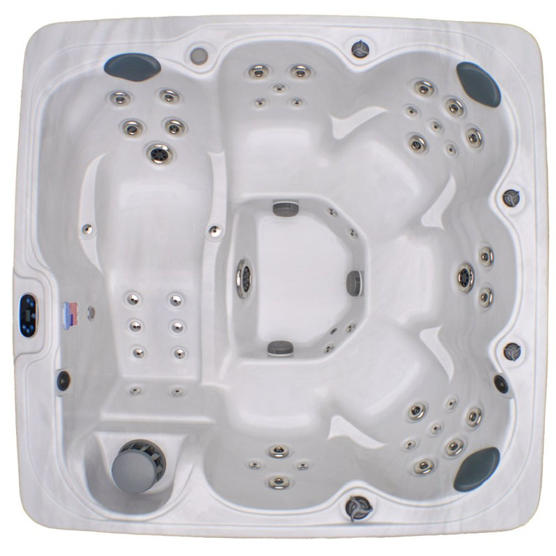Home and Garden Spas 220 Volt 71 - Jet Acrylic Square Standard (Hardwired) Hot Tub