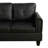 Black L shaped Upholstered Sectional-1528126565-1528123033
