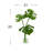 23'' Faux Philodendron Plant in Glass Vase