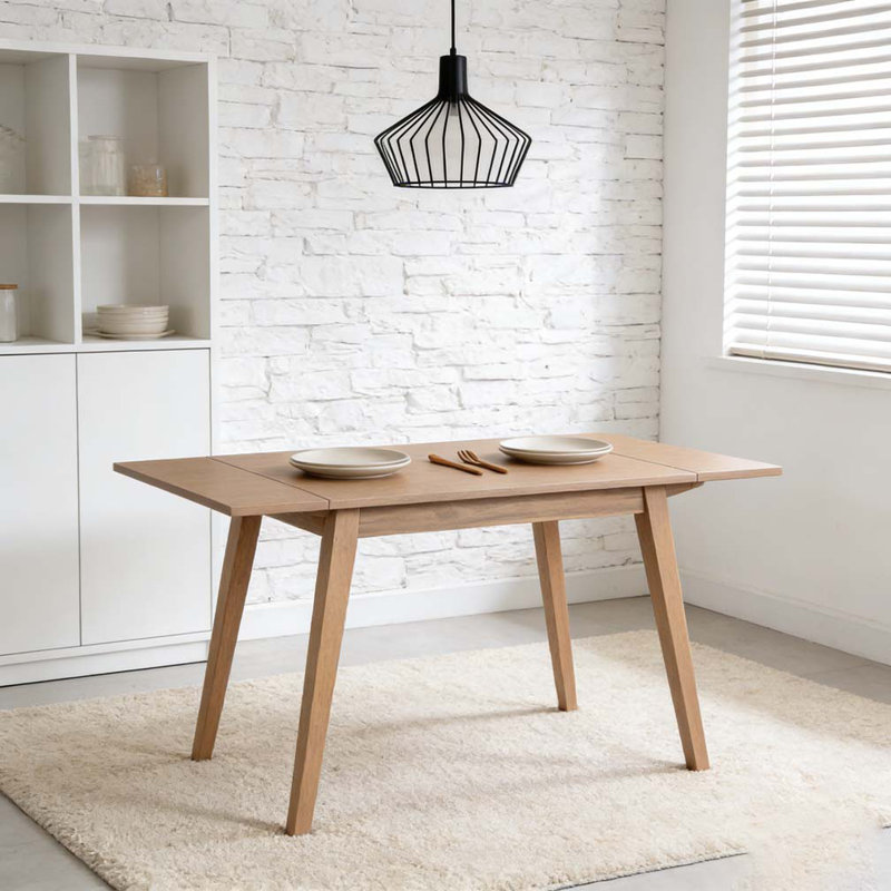 29"- 45" Extendable Dining Table, Natural