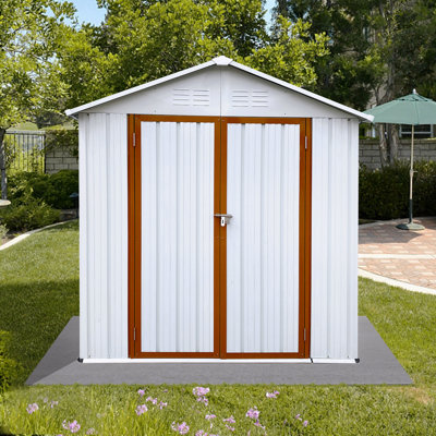 Remise de rangement extérieure pour toit Apex de 6 pi x 4 pi