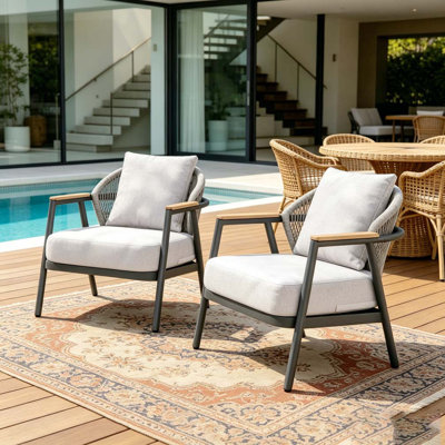 Outdoor Rope Club Chair