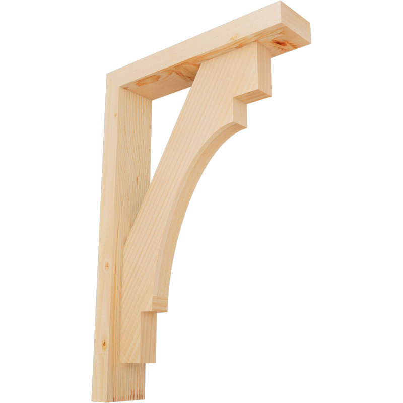 Support Merced Block avec support décalé, 24x16, Sapin Douglas de l 3 1/2 (lisse)