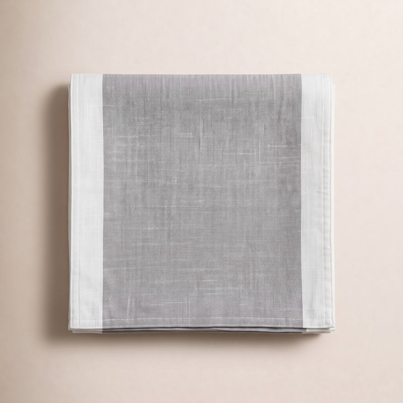 Crisanta Table Runner, 108" x 16", Gray