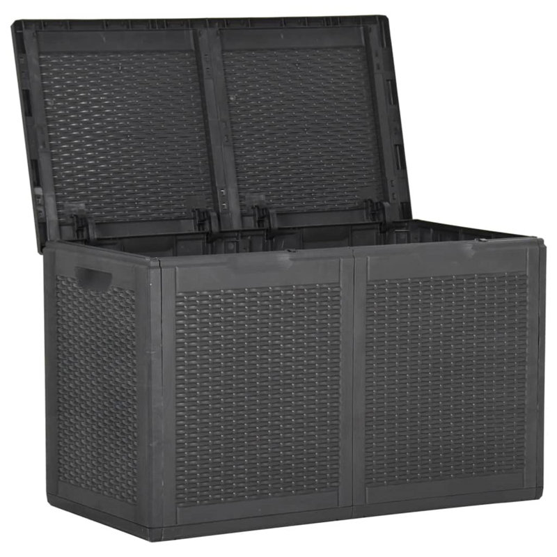META 80.5 cm W 180 L Deck Box in Black
