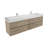 84" Wall Mounted Double Bathroom Vanity-71072281