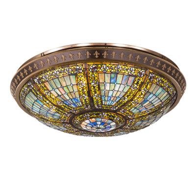 Fleur-de-lis 8 - Light Flush Mount