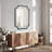 Escarment Metal Window Pane Mirror