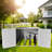 Bicycle Outdoor Steel Storage Shed ,Stores 4 Bikes
