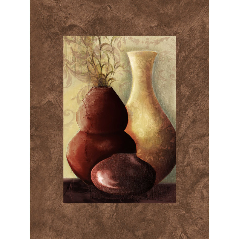 Vases - Impression sur toile tendue, H 16 po x l 12 po