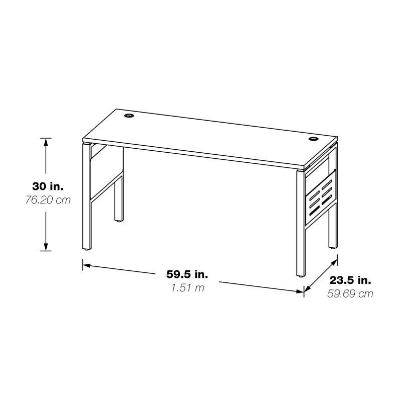 Bureau avec rangement Groux