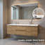 Paza 72 po L x 19 po P 4 portes et 2 tiroirs Meuble-lavabo mural avec évier double et Comptoir en Polymarbre blanc-1281605882