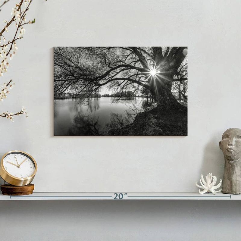 Harnek Sunlight Through Tree, 8" H x 12" W
