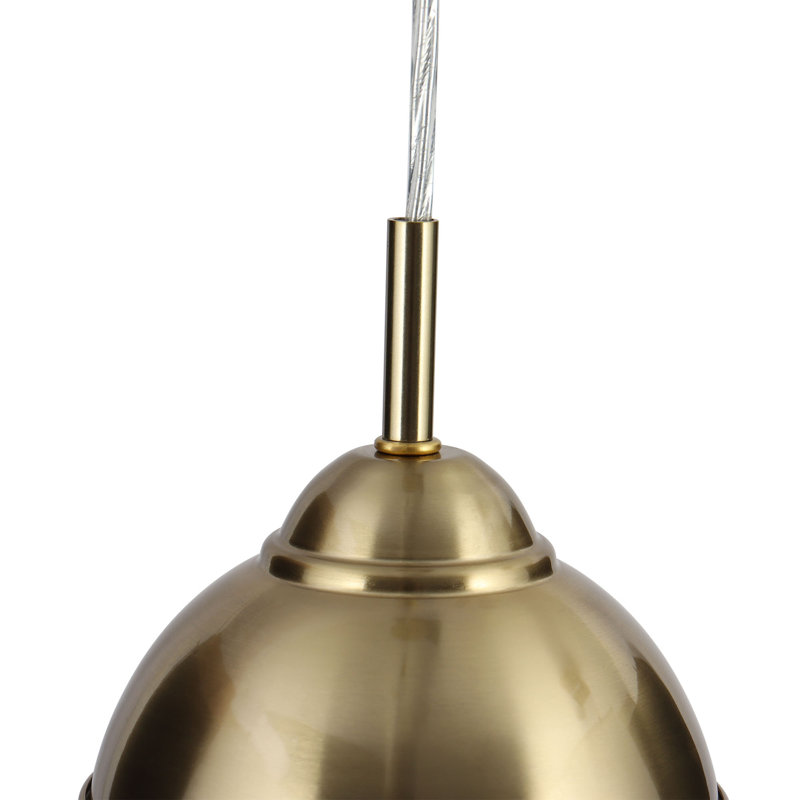Luminaire suspendu en forme de globe à 1 lumière Mariellen