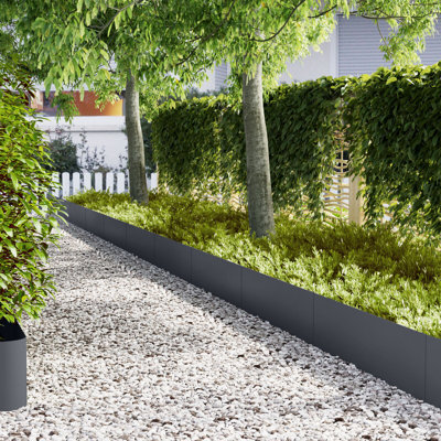 30cm H x 100cm W Steel Lawn Edging