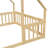 House Floor Bed With Natural Pine Guardrail And Fence - A Secure Sound Sleep Size Wood Construction-1649436103