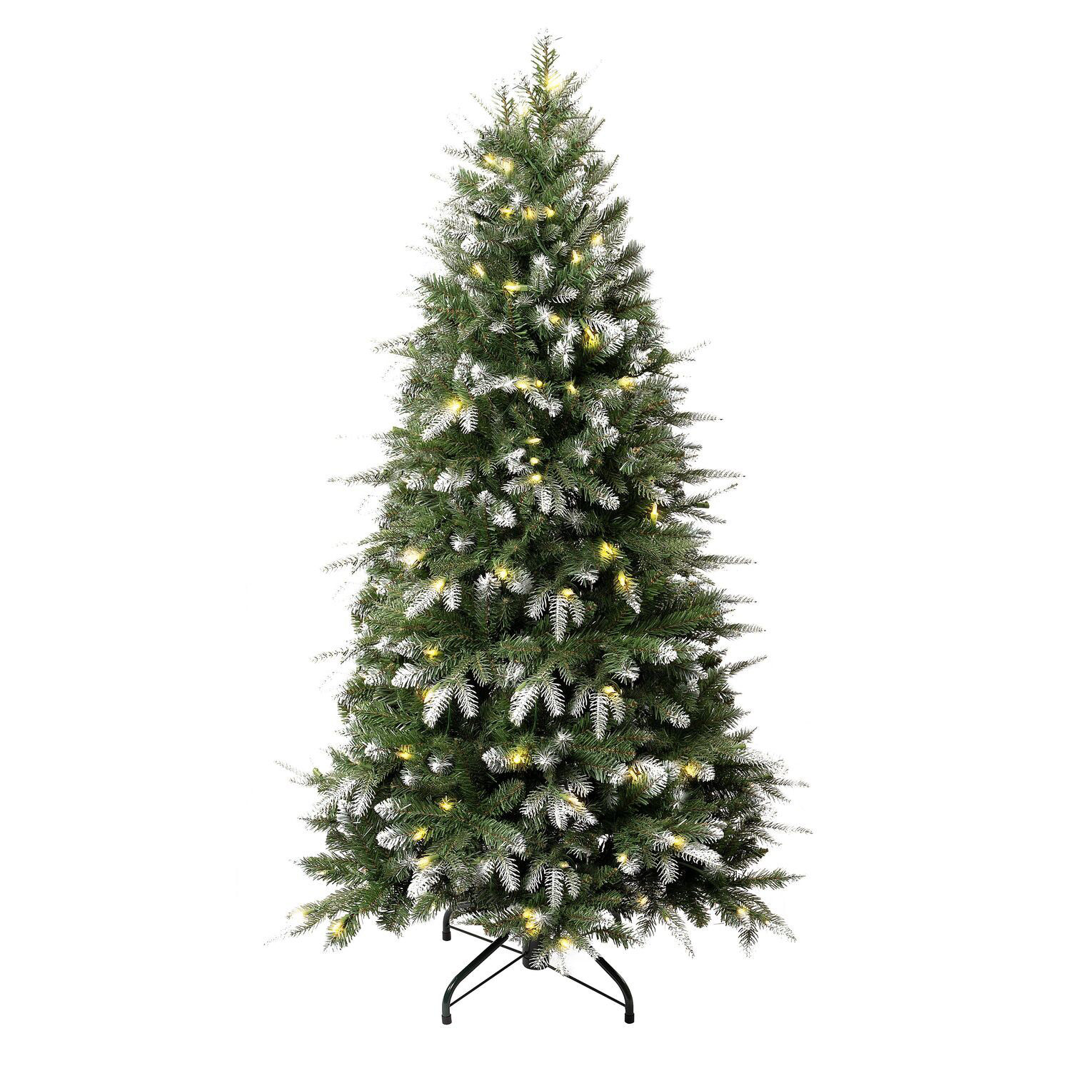 The Holiday Aisle® Holiday Aisle Traditional Christmas Tree with Lights ...