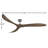 Swell 80" Indoor/Outdoor Smart Wooden Ceiling Fan with Remote-58550302-58550303