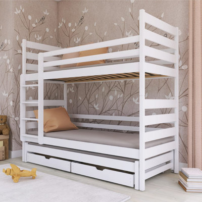 Tombolo Bunk Bed with Storage Included with Built-in Ladder Included with Trundle Included