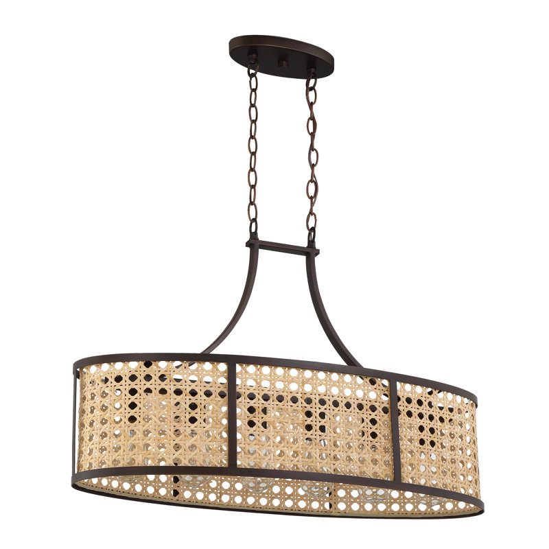 Raynham 6 - Light Bronze Unique/Statement Pendant