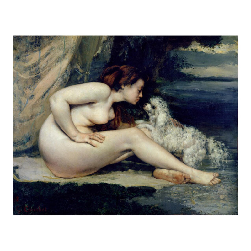 Reproduction giclée de Gustave Courbet, H 22 po x l 28 po