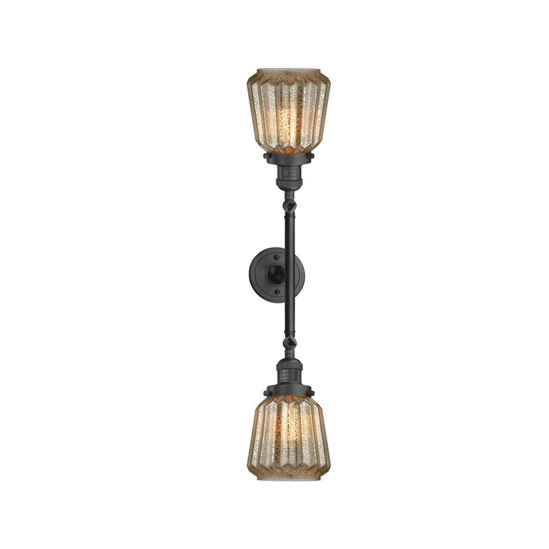 Vinson 2 - Light Dimmable Vanity Light, Oil Rubbed Bronze, Mercury