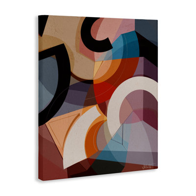 Arched Shapes Composition Canvas, design by Ishita Banerjee