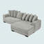 Canapé-lit modulaire rembourré Corduroy-1460224986