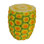14" Oversized Pineapple Shaped Resin Stool, Side Table, Plant Stand, Innovative Multi-Use Decorative Furniture For Home Decor, Garden Decor, Patio, Balcony, Indoor & Outdoor Decoration
