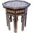 Table d'appoint en nacre fabriquée à la main