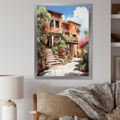 Reproduction d'art sur toile, espagnol Hacienda fauvisme I