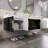 Edinger 70.8'' Double Bathroom Vanity with Acrylic Top-517148730