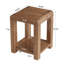 Table de bout carrée en bois massif