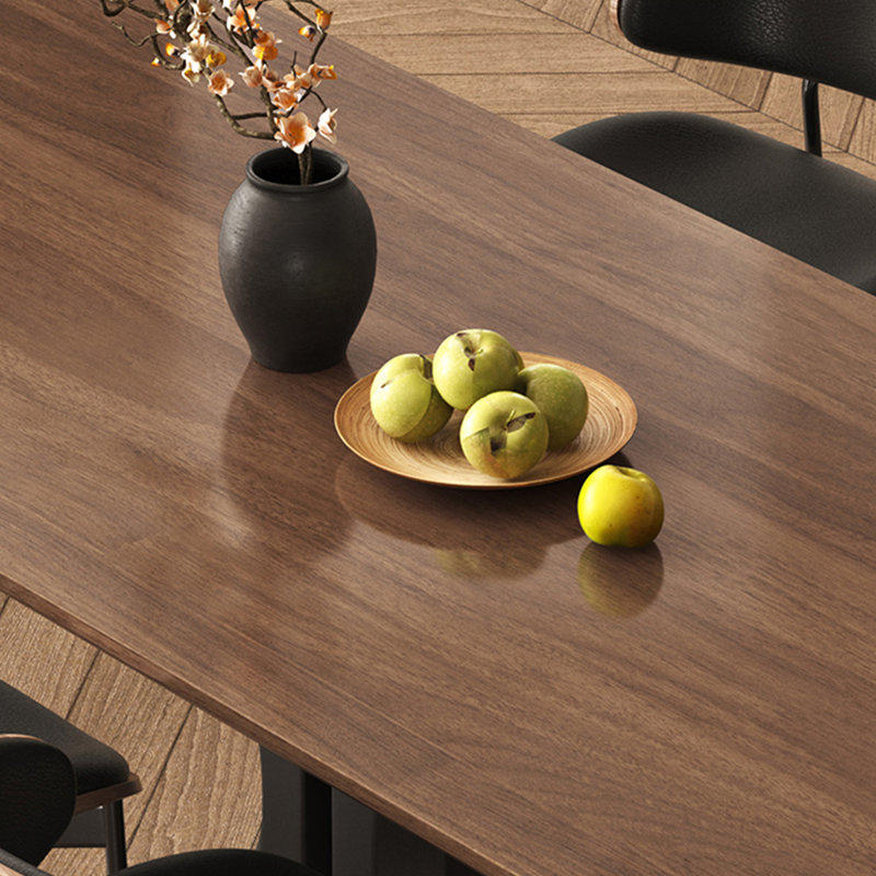 Rectangular household solid wood dining table, 29.52"H x 78.74"L x 39.37"W